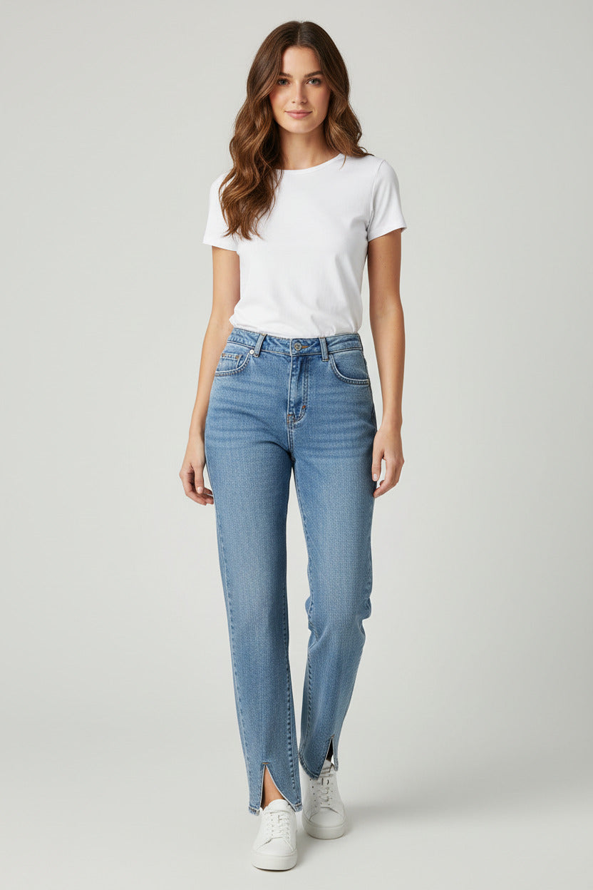 KARA | RETRO SLIM HIGH-WAIST