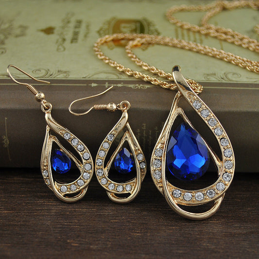 CRYSTAL | DOUBLE DROP CRYSTAL SET