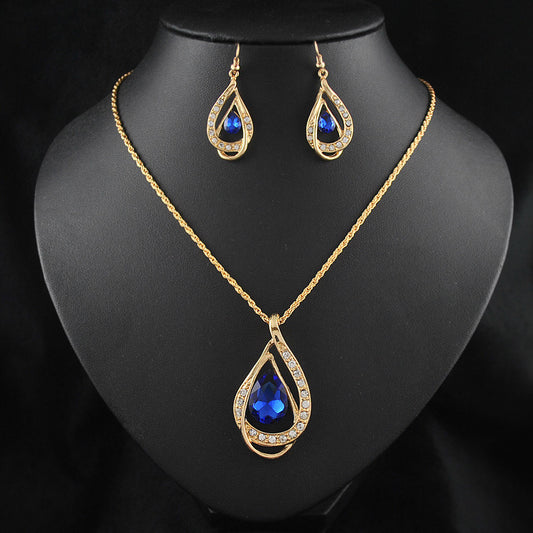 CRYSTAL | DOUBLE DROP CRYSTAL SET