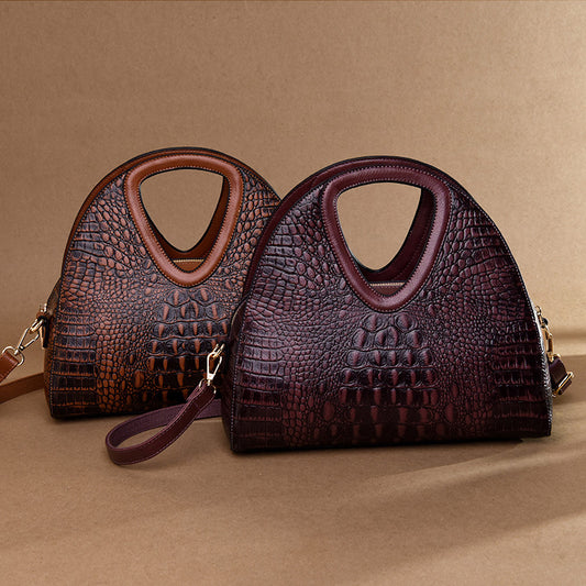 EMBOSS | EMBOSSED LEATHER TOTE BAG