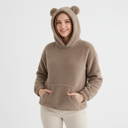 COSY | SOFT-TEXTURE "AURICLE" HOODIE
