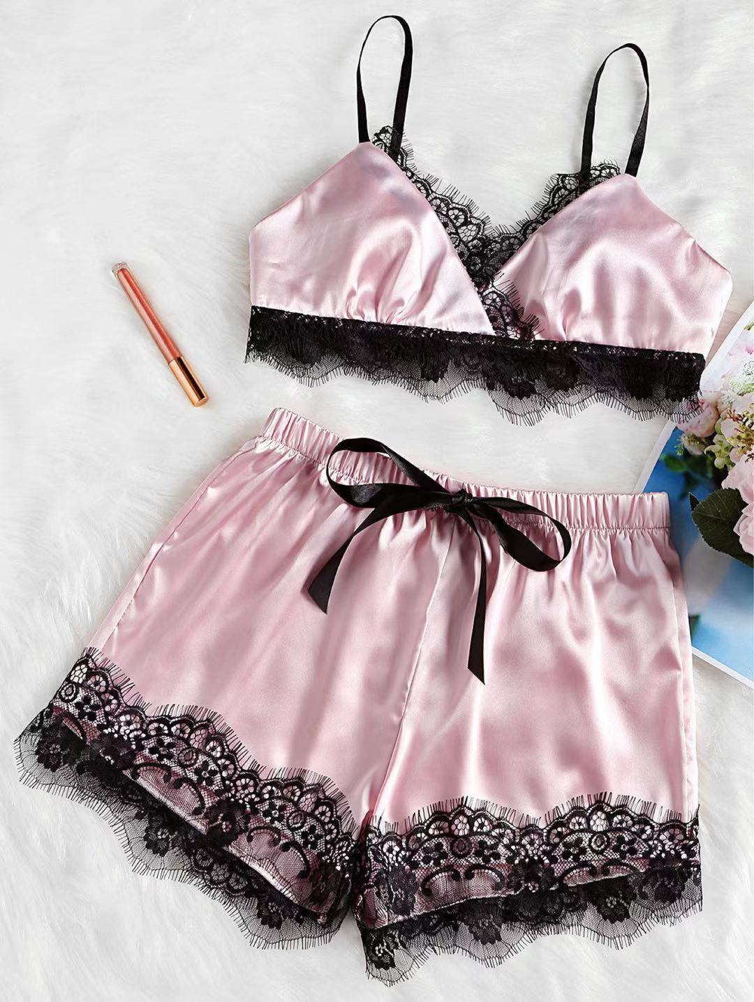NADINE | LACE SPLIT PYJAMA SET