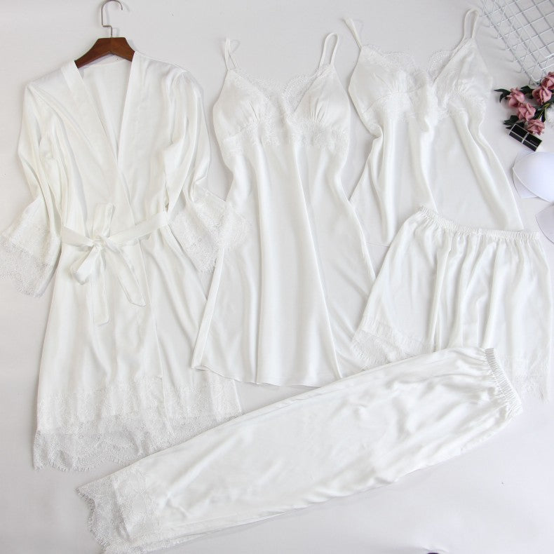 VIVIENNE | LACE NIGHTGOWN FIVE SET