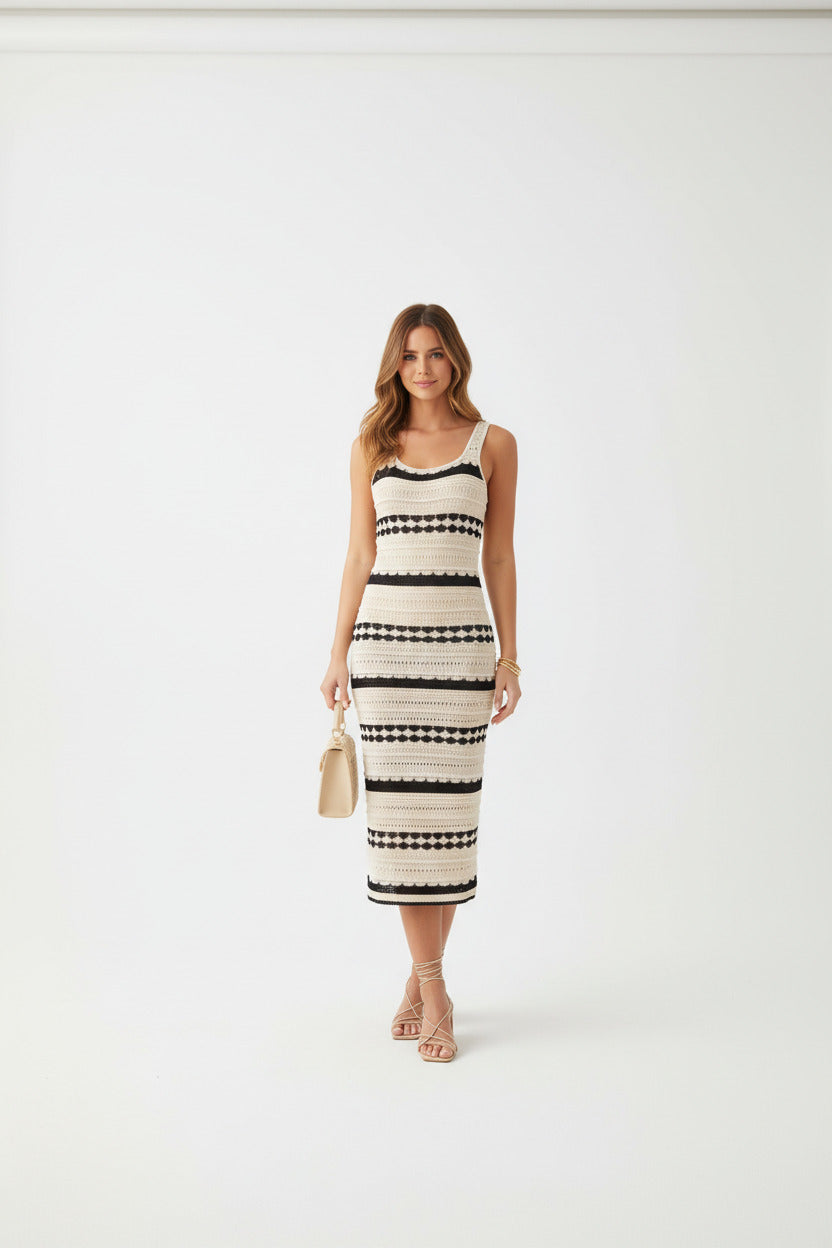 HERA | KNIT STRIPE MAXI