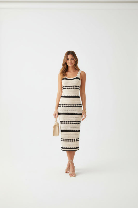 HERA | KNIT STRIPE MAXI
