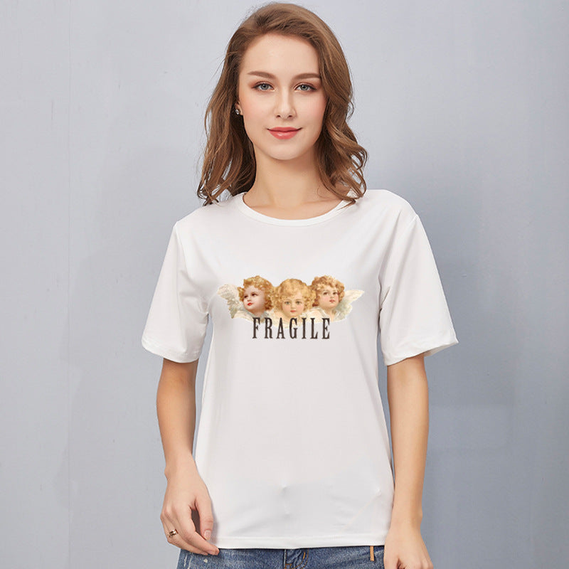 AURORA | CHERUB EMBLEM OVERSIZED TEE