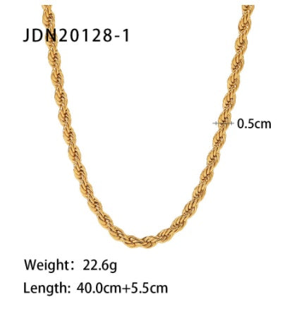STELLA | DOUBLE SNAKE CHAIN