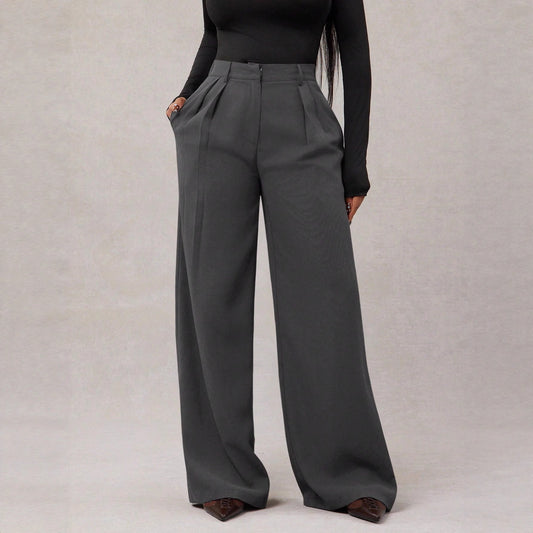 VINCENZA | LOOSE STRAIGHT-LEG PANTS