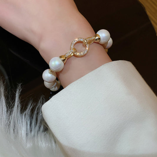 INS | ZIRCON PEARL LUXURY BRACELET