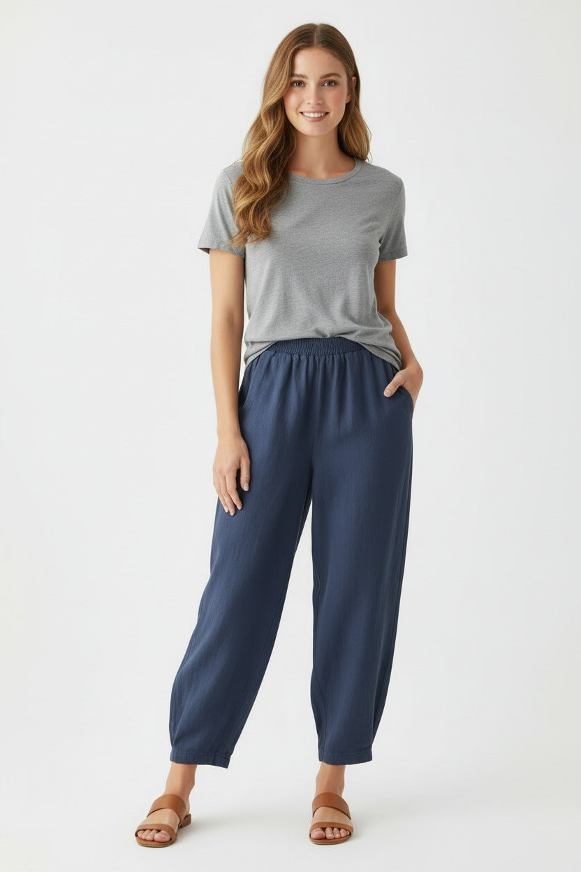 LENA | LINEN BLOOMER PANTS