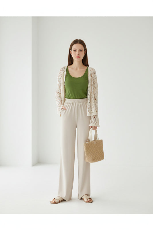 EDEN | FLUID WIDE-LEG PANTS