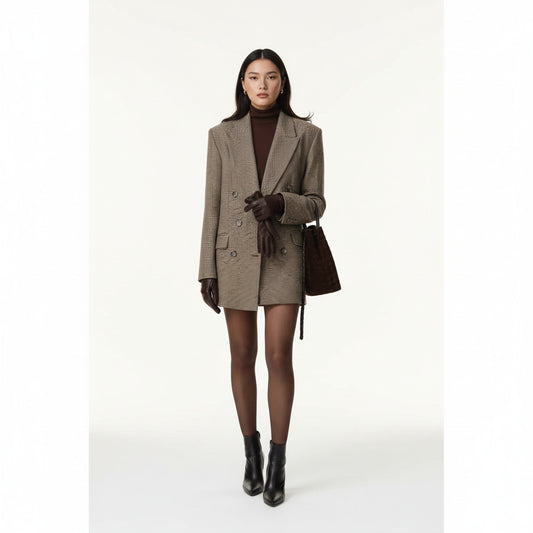 DIANA | PLAID TAILORED BLAZER