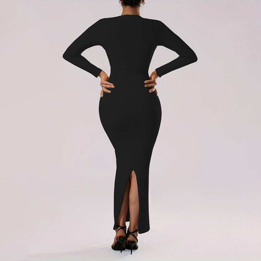 NADINE | SQUARE NECK SHEATH DRESS