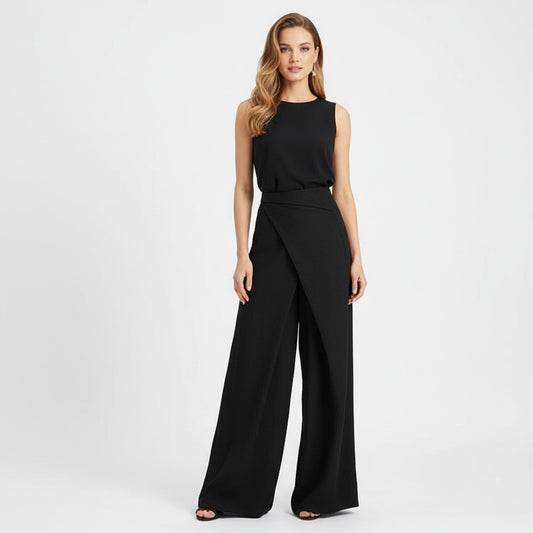 MANON | IRREGULAR WIDE-LEG PANTS