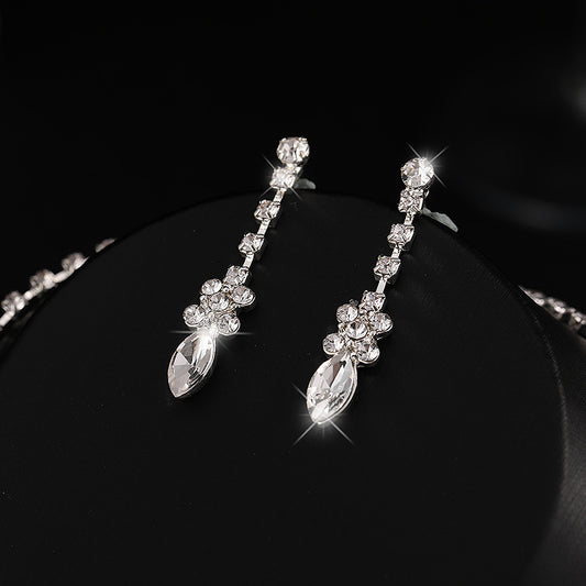 SPARKLE | ZIRCON NECKLACE EARRINGS SET