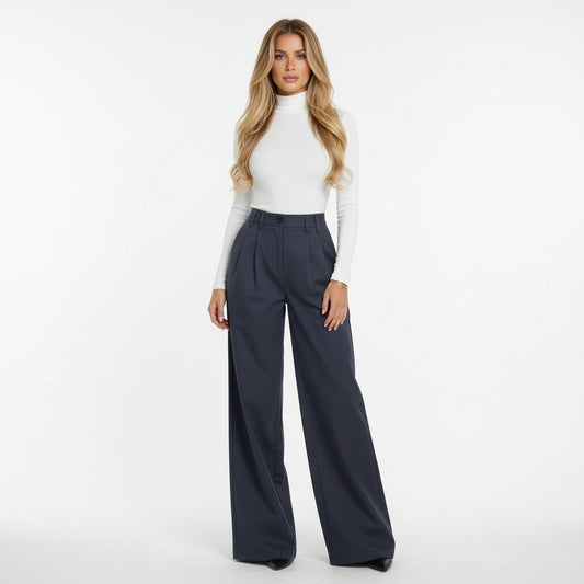 ÉLISE | TAILORED CASUAL WIDE-LEG SUIT