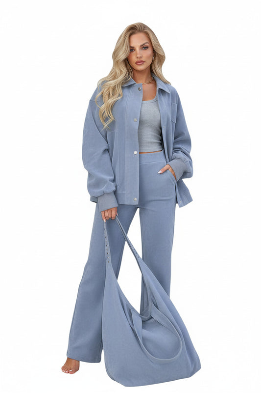 THEA | POLO COLLAR LOOSE JACKET