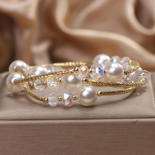 WIND | MULTI-LAYER PEARL BRACELET