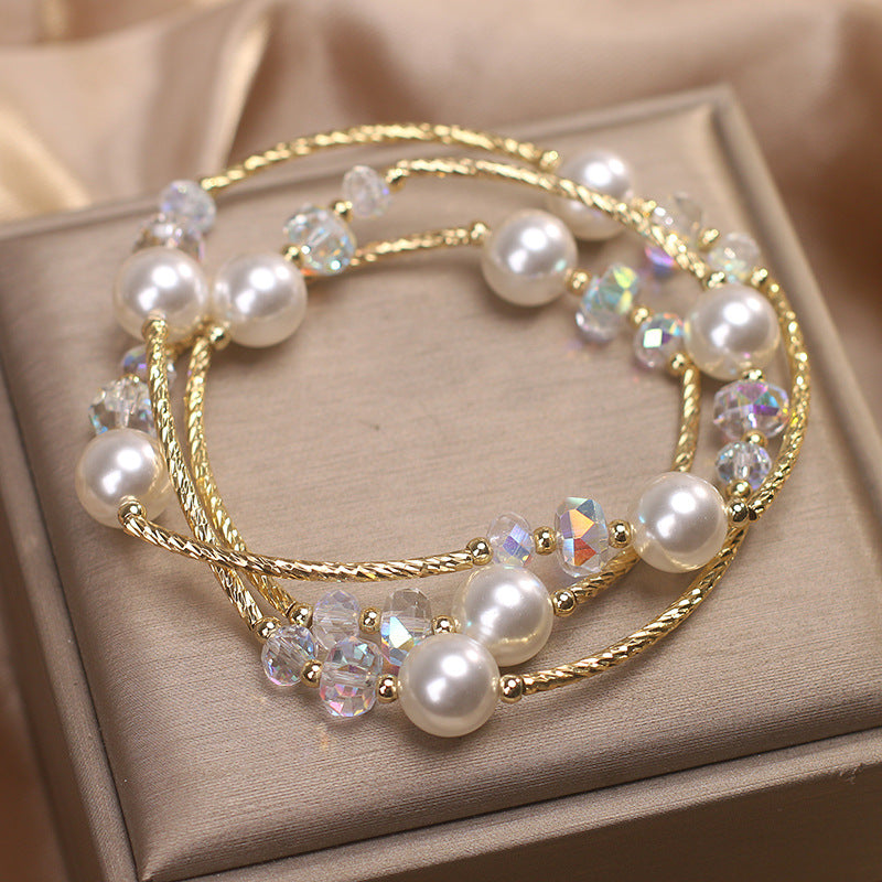 WIND | MULTI-LAYER PEARL BRACELET