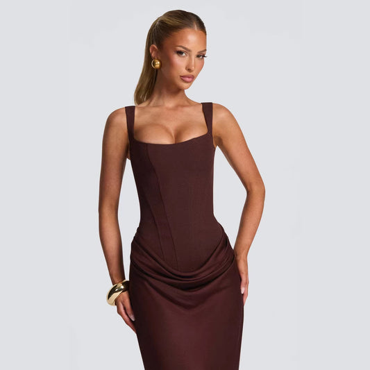 CORINNE | STRAPLESS SHEATH MAXI