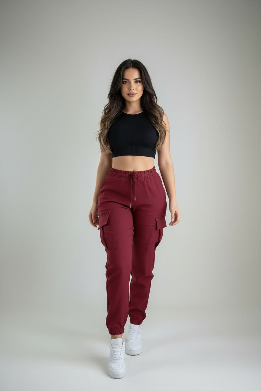 TARA | DRAWSTRING CARGO PANTS