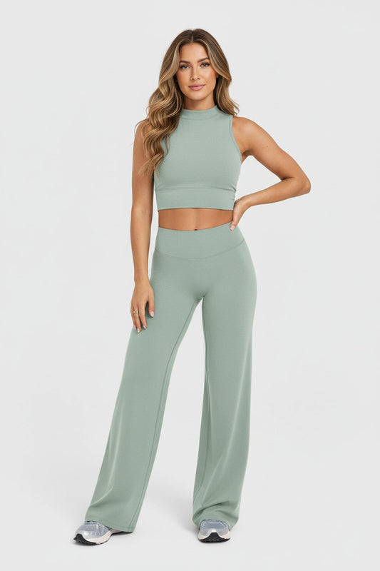LENA | SLIMMING STRAIGHT-LEG PANTS