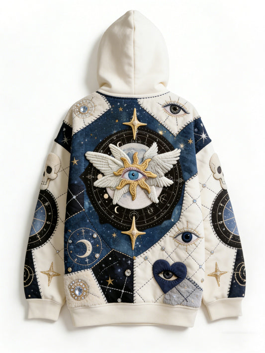 DUSK | SLOUCHY PRINT SWEATER