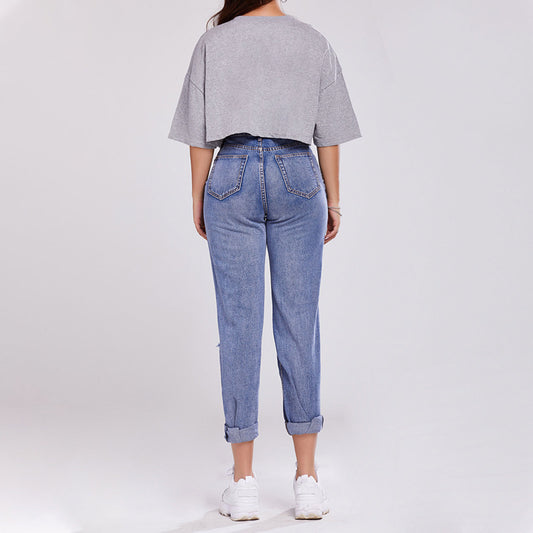 ALENTINA | STRAIGHT-LEG RETRO DENIM JEANS