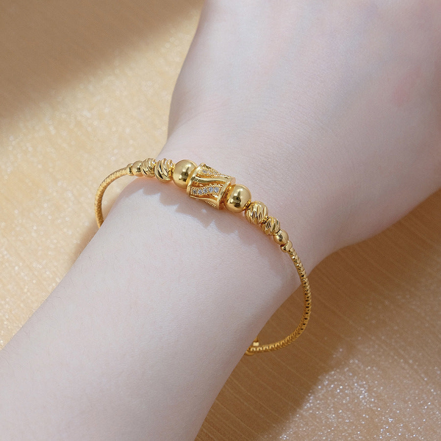 SERAPHINA | ARABIC GOLD BANGLE