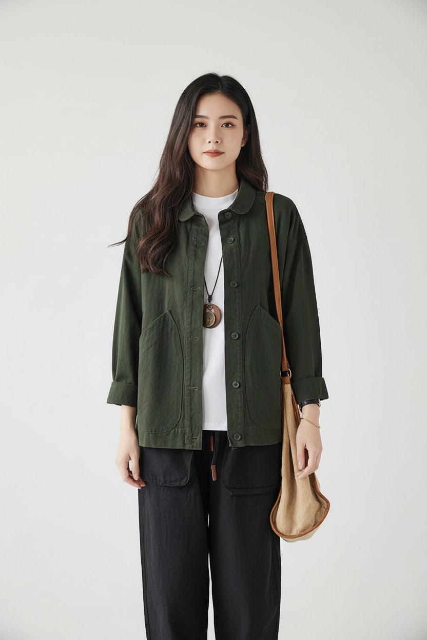 BETTE | TWILL CASUAL JACKET