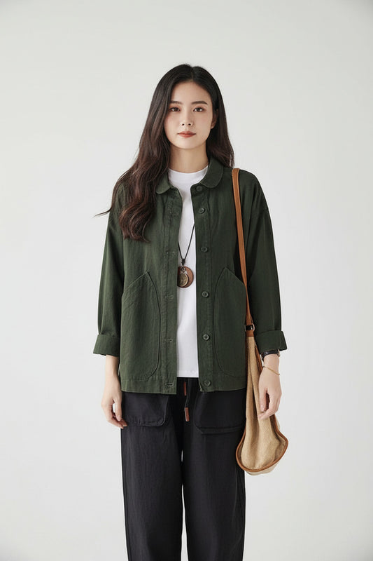 BETTE | TWILL CASUAL JACKET