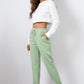 KEVA | LACE-HEM JOGGERS