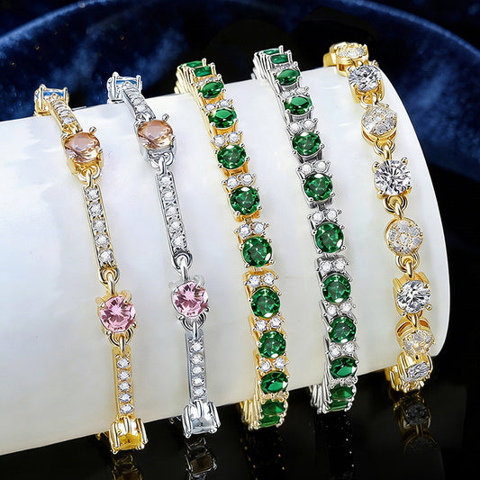 GOLD | GOLD PLATED ZIRCON BRACELET