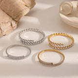 STEEL | DIAMOND STEEL BRACELET