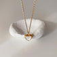 PARIS | VINTAGE SHELL LOVE PENDANT