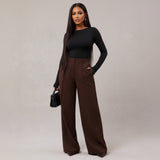 VINCENZA | LOOSE STRAIGHT-LEG PANTS