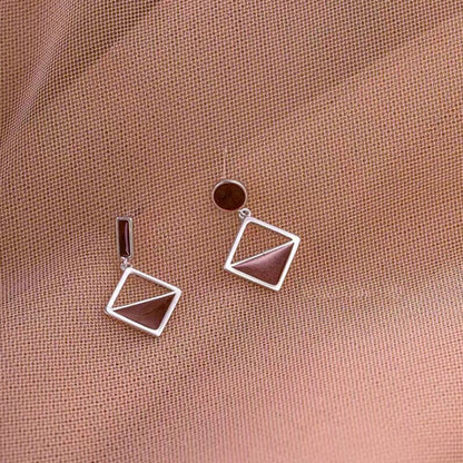 FROST | ASYMMETRIC FROSTY EARRINGS