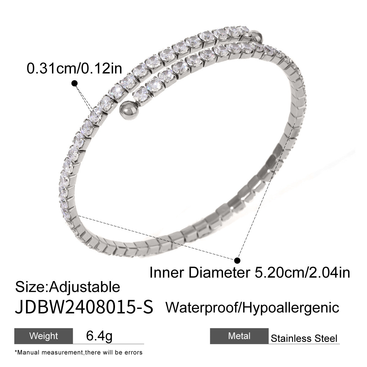 STEEL | DIAMOND STEEL BRACELET