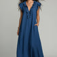 PETRA | POCKET RUFFLE DRESS