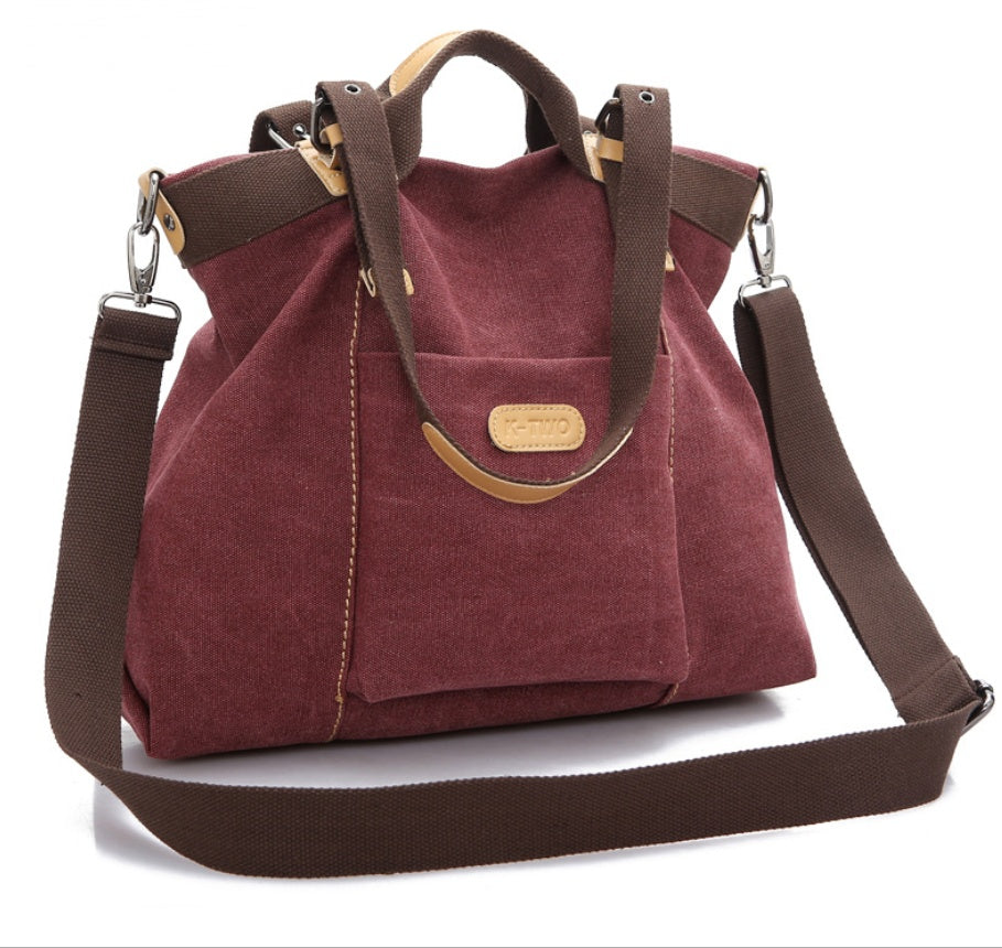 CANVAS | VINTAGE CANVAS STUDENT BAG