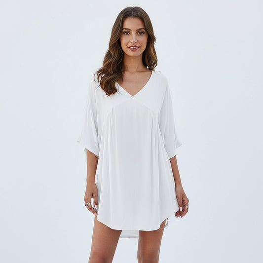 AURORE | CASUAL V-NECK DRESS
