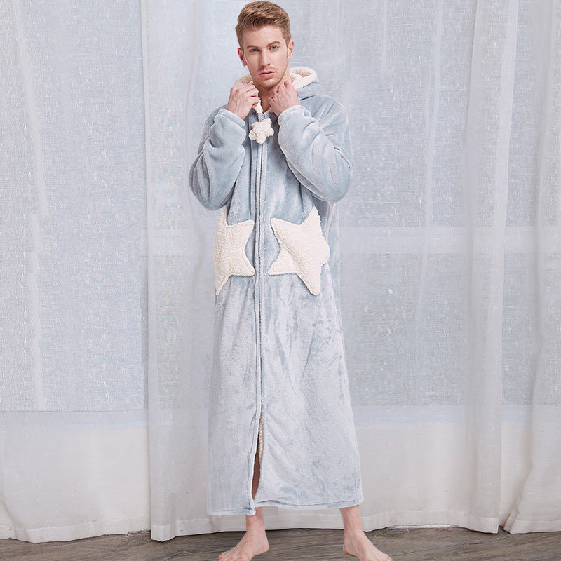 IVY | HOODED FLEECE BATH ROBE