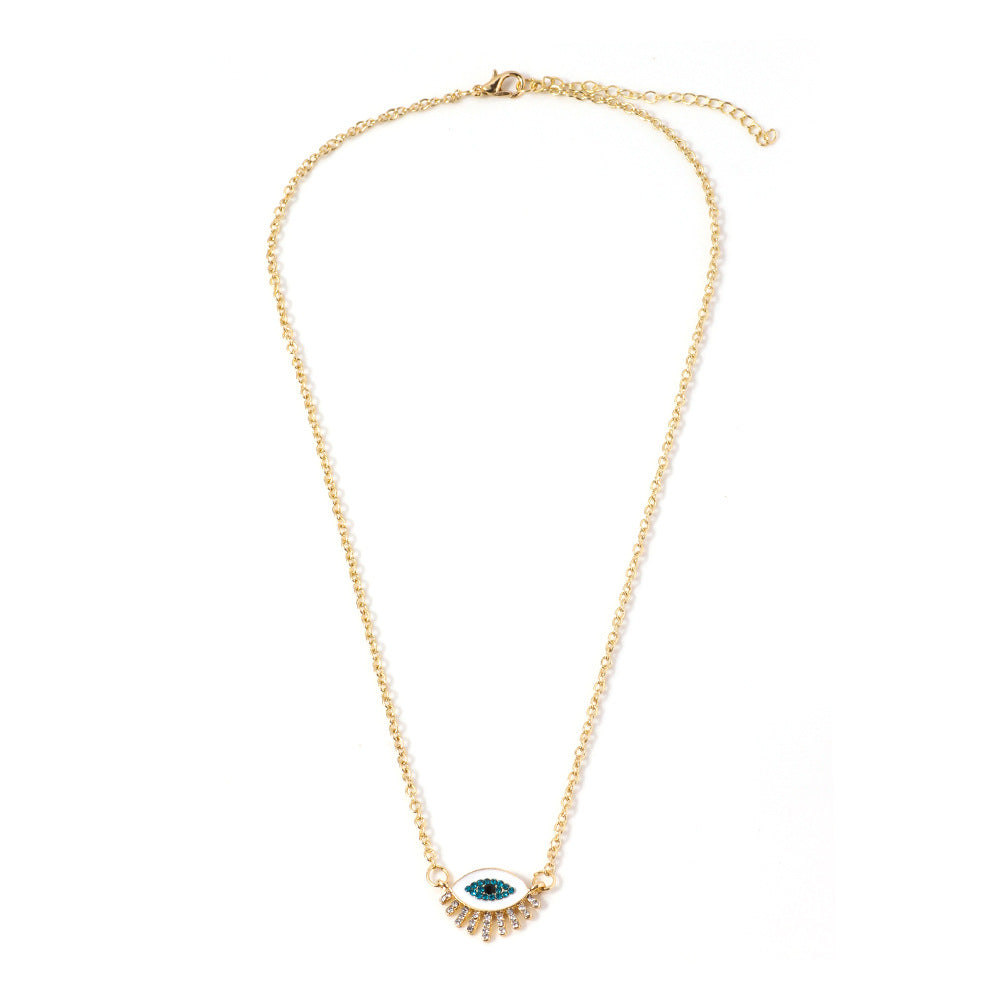 NADIA | EVIL EYE DIAMOND PENDANT