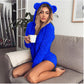 BEBE | PLUSH HOODED SLEEP SET