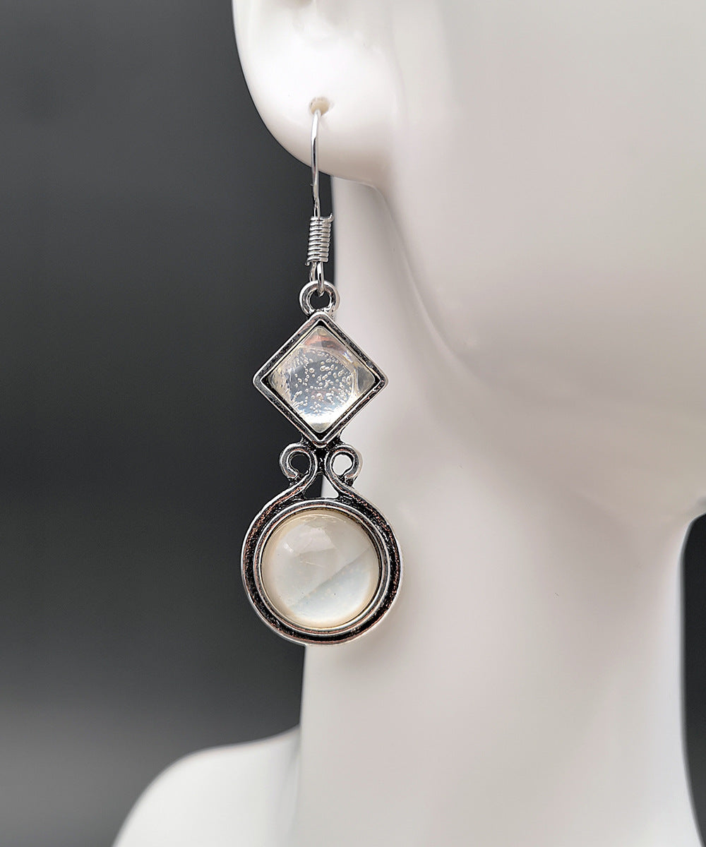 MAYA | SILVER MOONSTONE DROPS