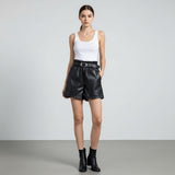 LEXI | PU LEATHER SHORTS