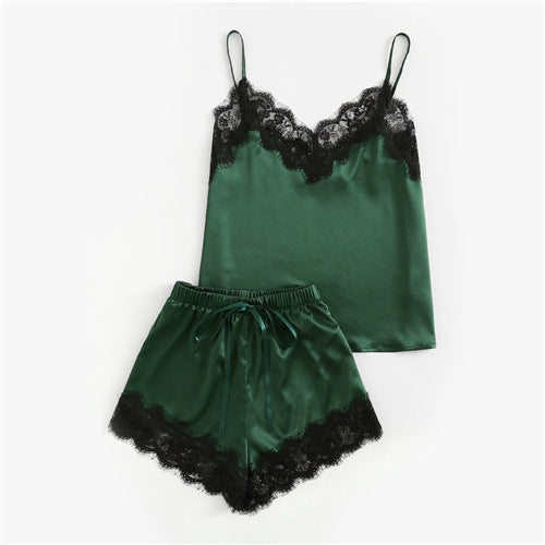 MILA | SPLIT LACE PYJAMA SET