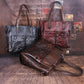 VEG | VEGETABLE LEATHER DIAGONAL TOTE