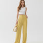 INES | HIGH-WAIST FLOWY PANTS