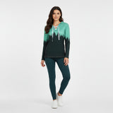 GROVE | LACE-UP FOREST TOP